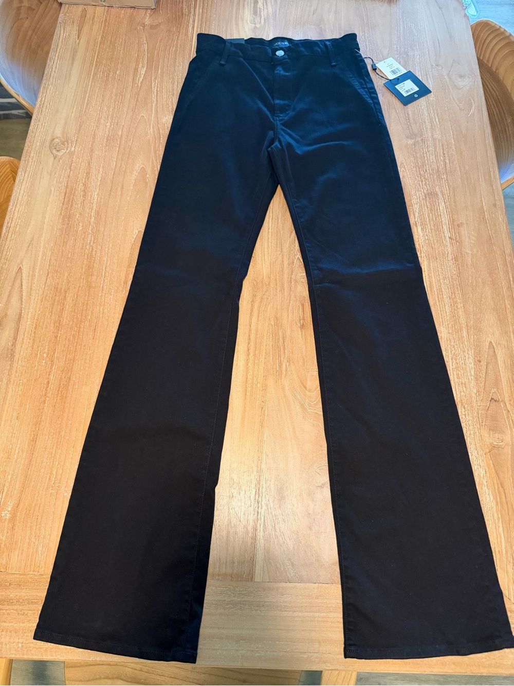 Joe's Jeans Flawless Black Straight Leg Soft Denim